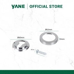 Escutheon ES001B Round 65mm...